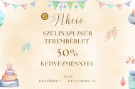 Szülinapi zsúr terembérlet féláron a Szeleta Parkban!